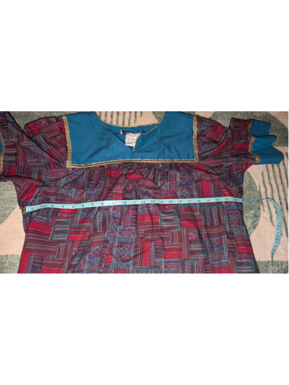 Vintage Krist Gundsen Kaftan Dress Size XL